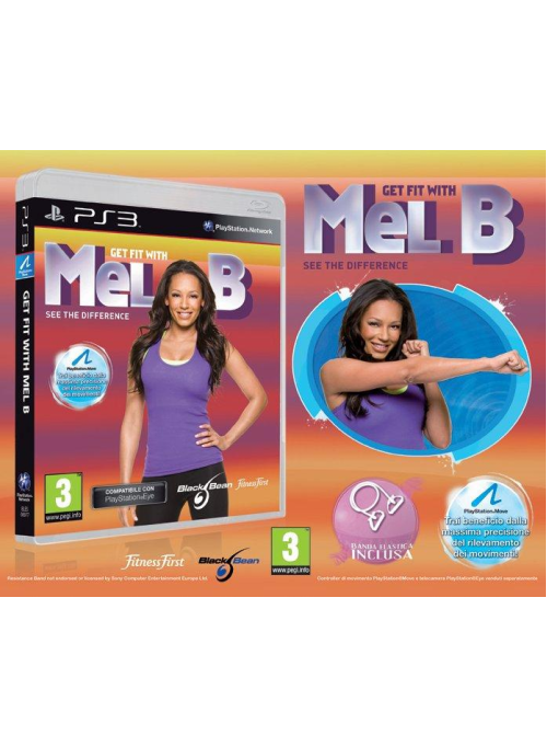 Get Fit With Mel B See The Difference + Resistance Band (PS3)